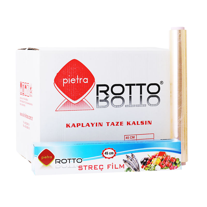 Pvc Cling Film with Cutter Box 45 cm x 150 m 8 mic